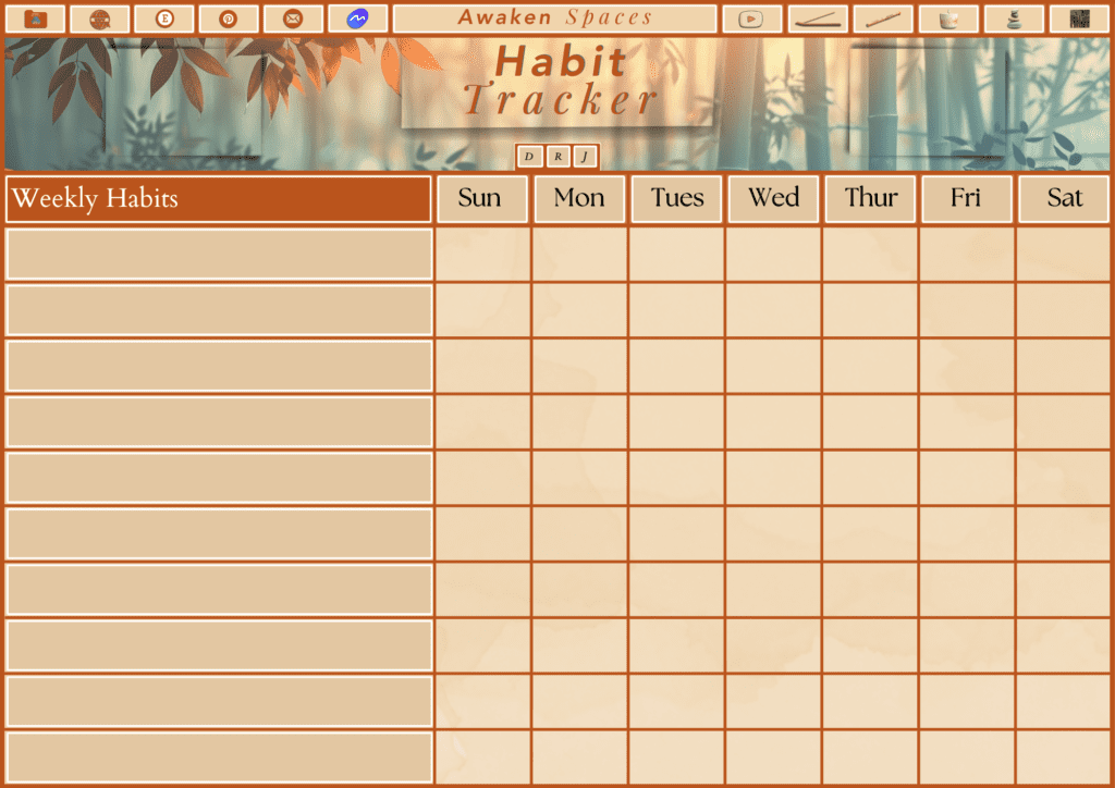 This Free Habit Tracker is used by those who want to create better habits and change their life for the better.